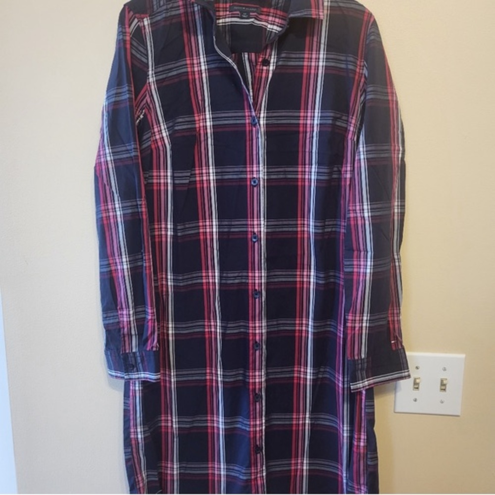 Tommy Hilfiger plaid shirt dress - Picture 5 of 11